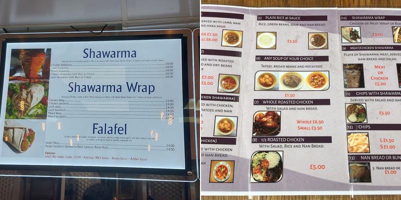 Best Shawarma Menu