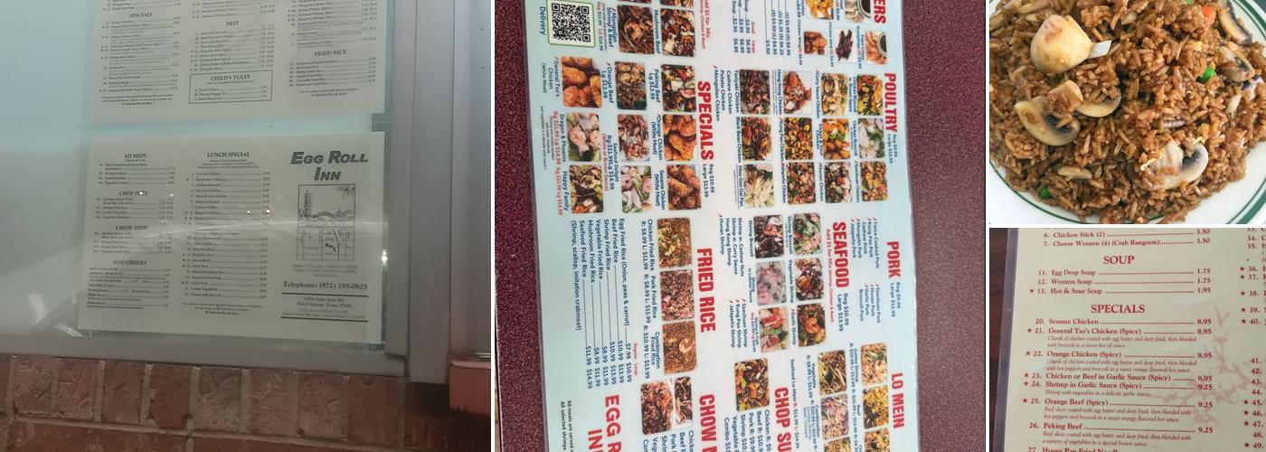 Eggroll Inn Menu