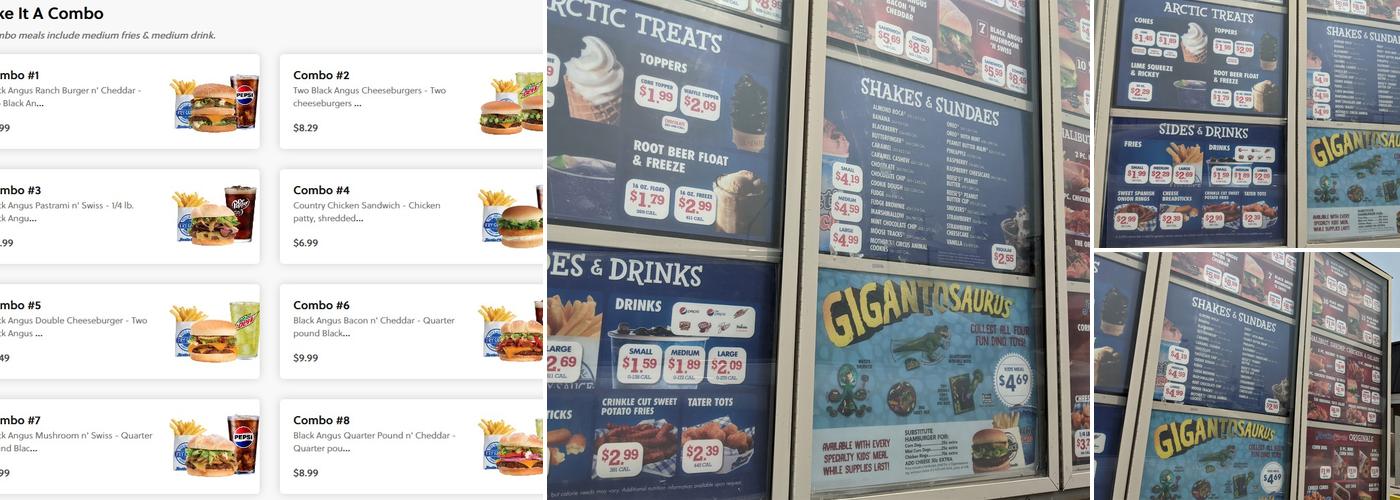 Arctic Circle Menu