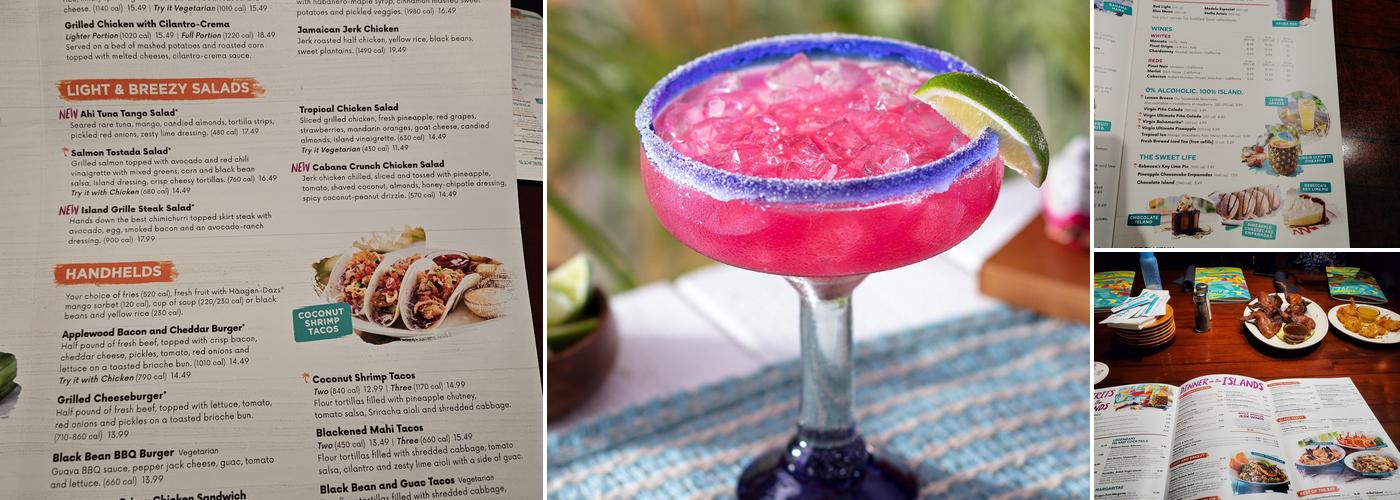 Bahama Breeze Menu