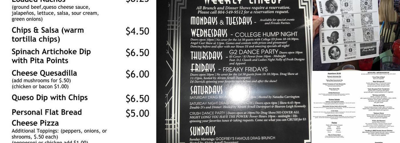 Godfrey's Menu