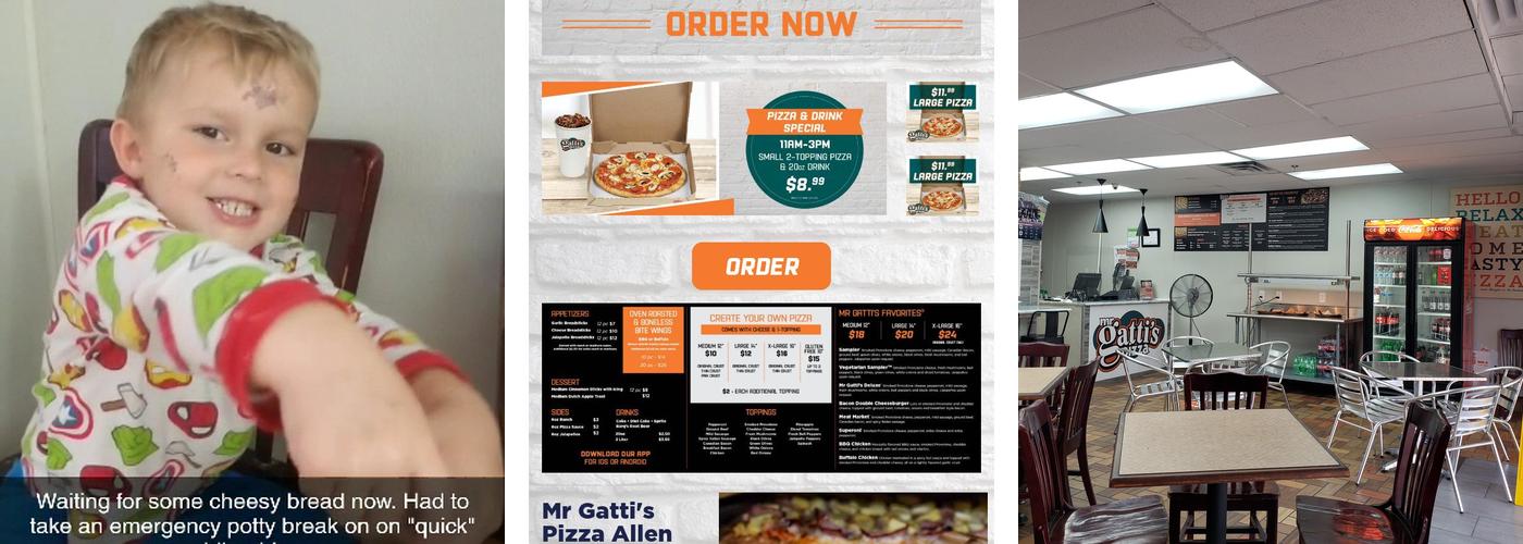 Mr. Gatti's Pizza Menu