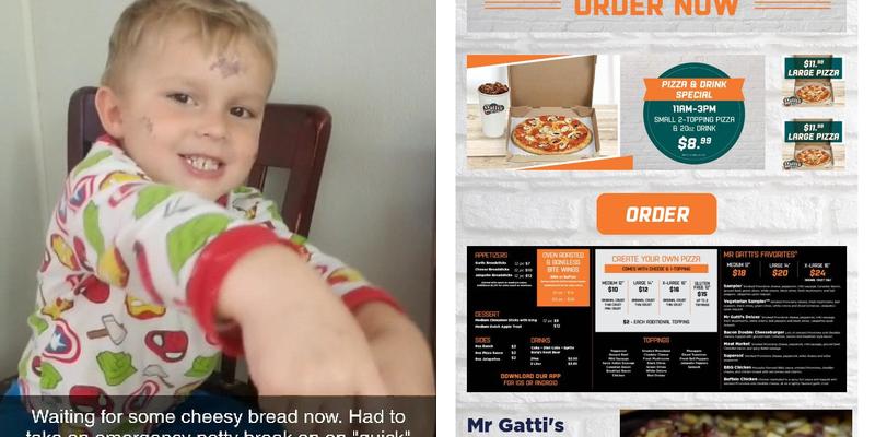 Mr. Gatti's Pizza Menu