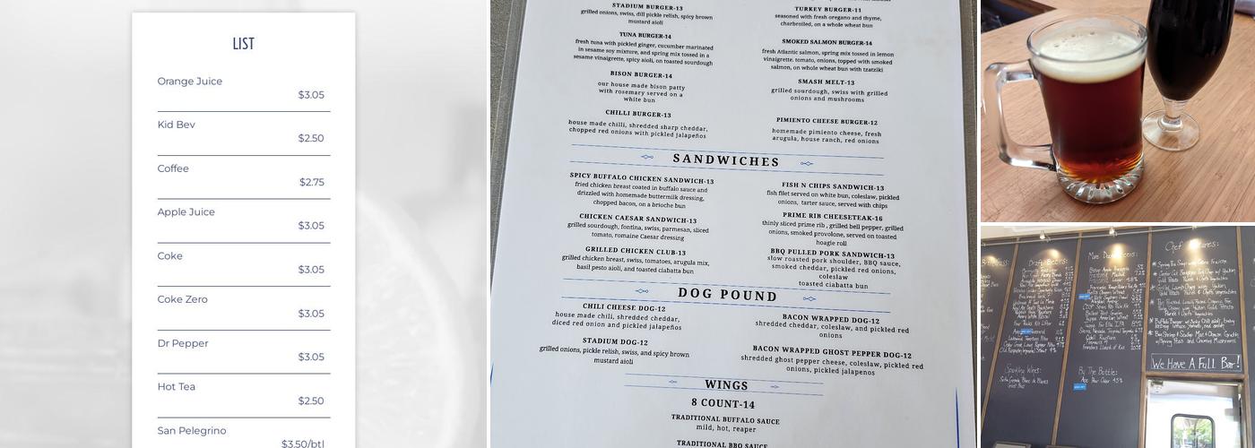 Square Burger Menu