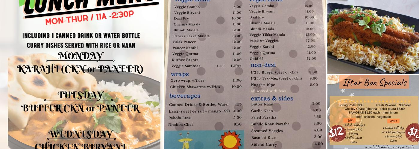Silver Spoon Menu
