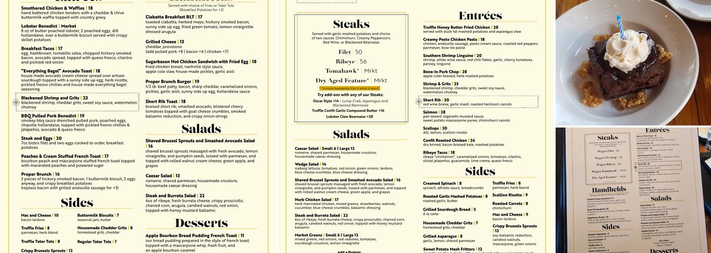 Sugarbacon Proper Kitchen Menu