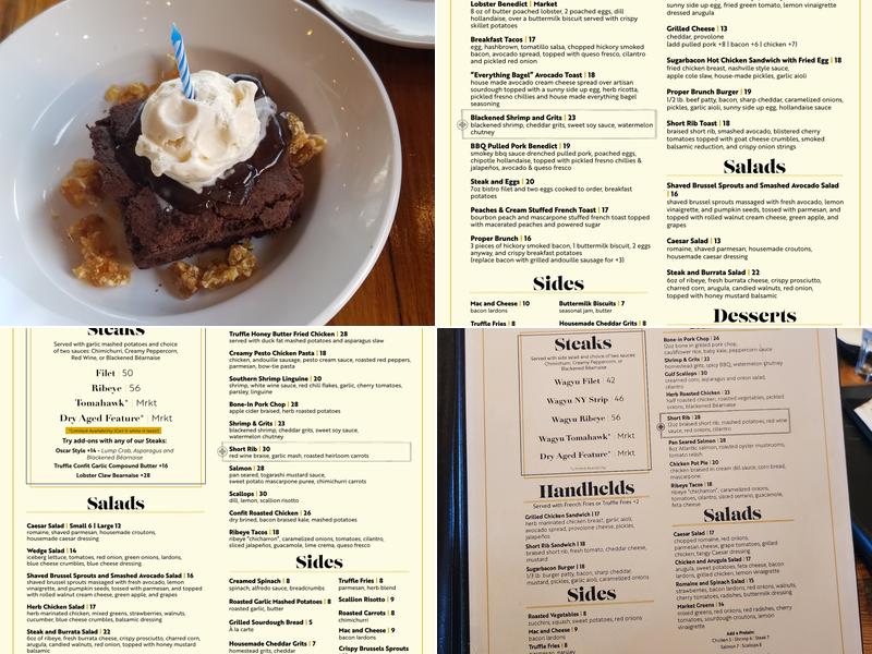 Sugarbacon Proper Kitchen Menu