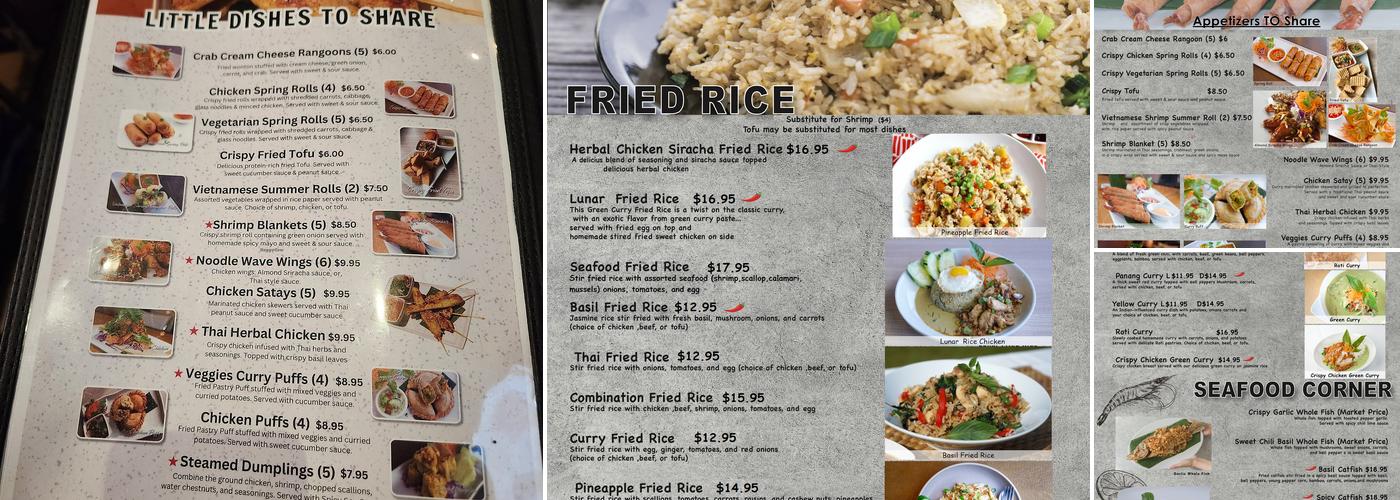 Noodle Wave McKinney Menu