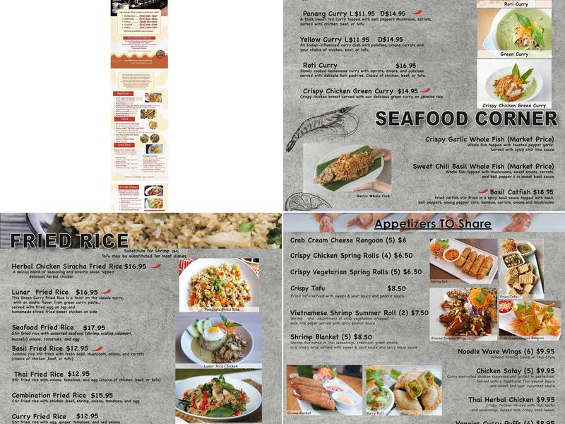 Noodle Wave Garland Menu