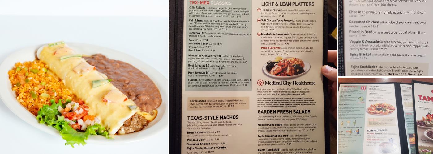 El Fenix Menu