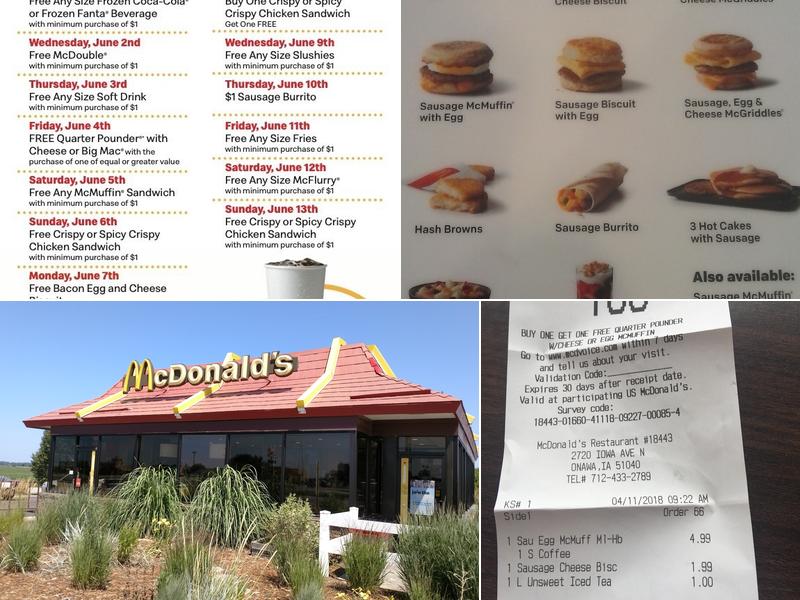 McDonald's Menu