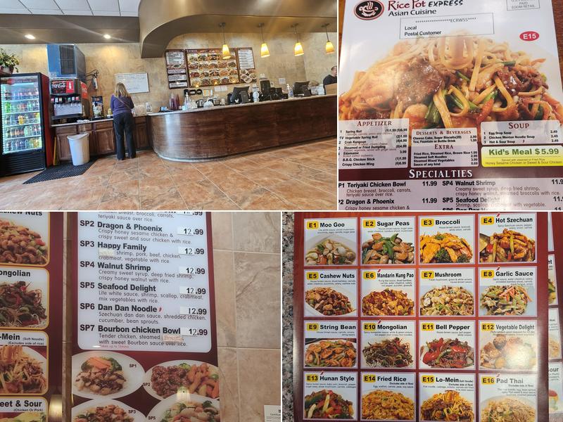 Rice Pot Express Menu