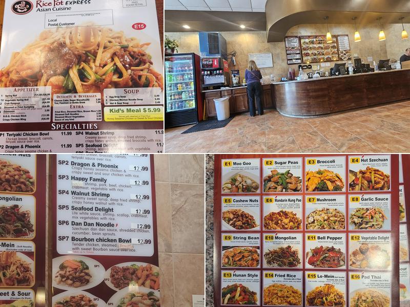 Rice Pot Express Menu