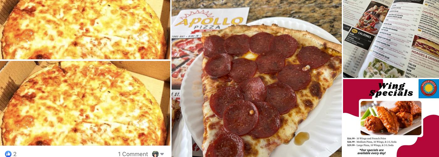 Apollo Pizza Menu