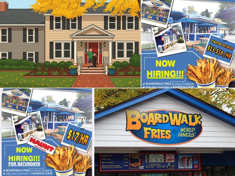 Boardwalk Fries 16000 Theme Park Way, Doswell