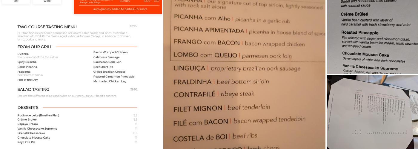 EG Steak Menu