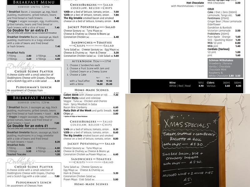 Melvyn's Cafe Menu