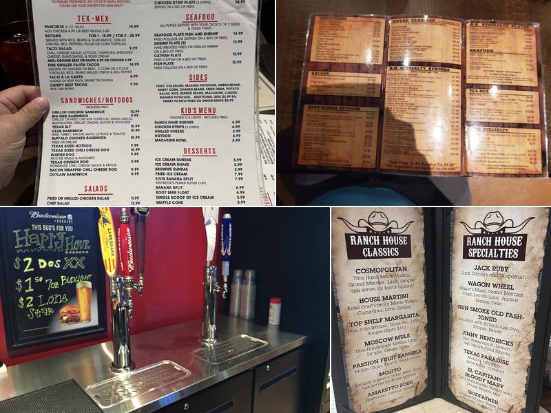 Ranch House Burgers Mission Menu