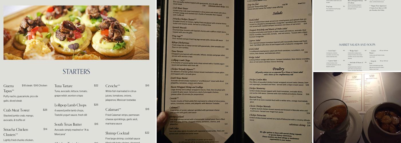 The Patio on Guerra Menu