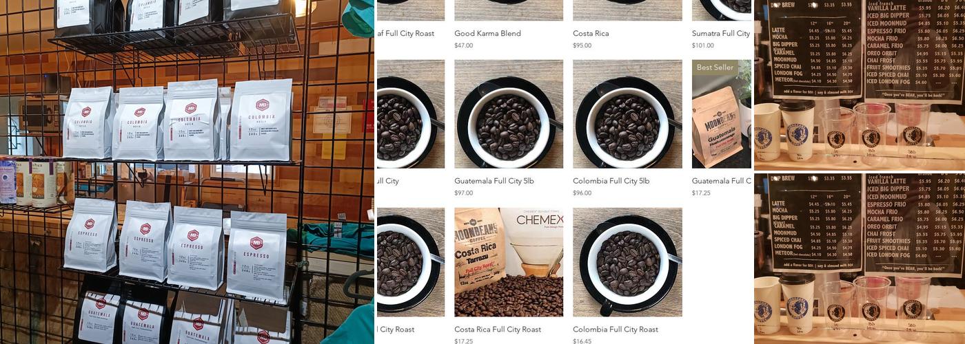 MoonBeans Coffee Menu