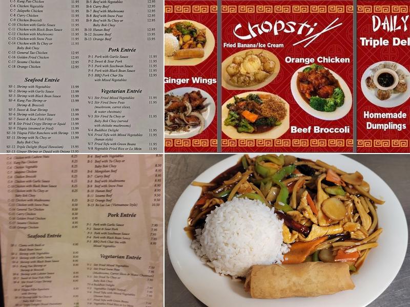 Chopstix #1 Menu
