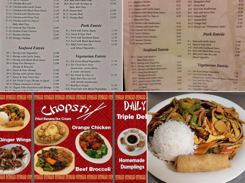 Chopstix #1 Menu