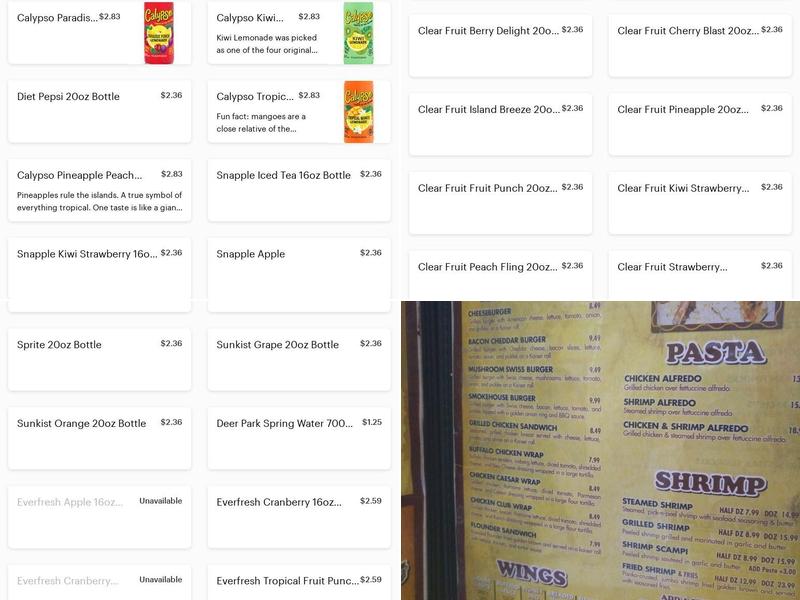 Fibber's Sports Bar & Grille Menu