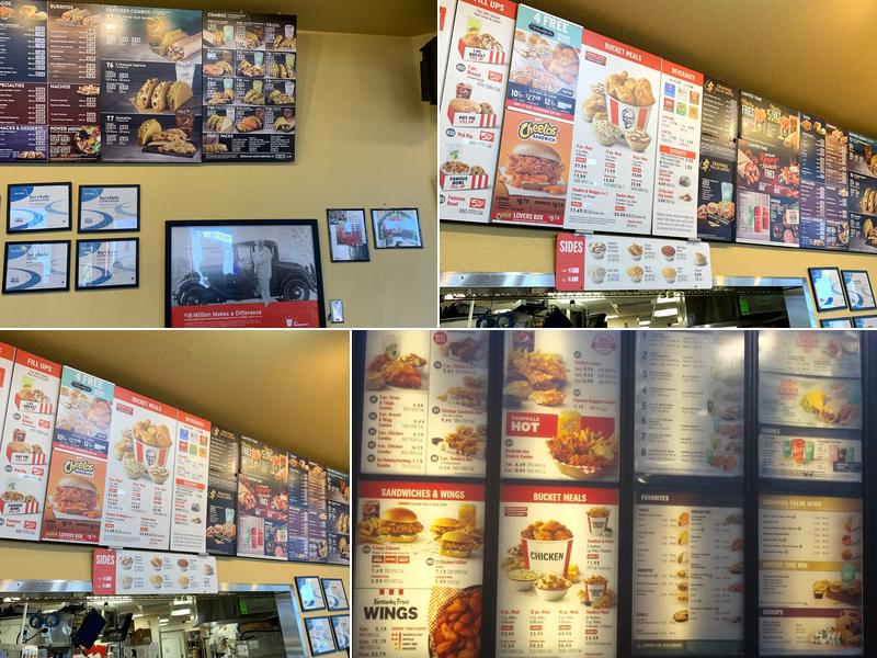 Taco Bell / KFC Menu