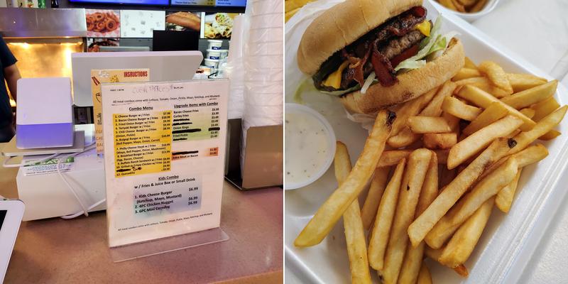 Burger 101 Menu