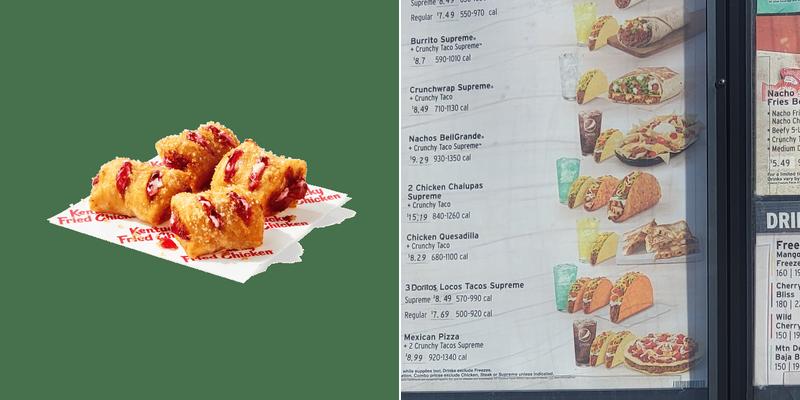 KFC Menu