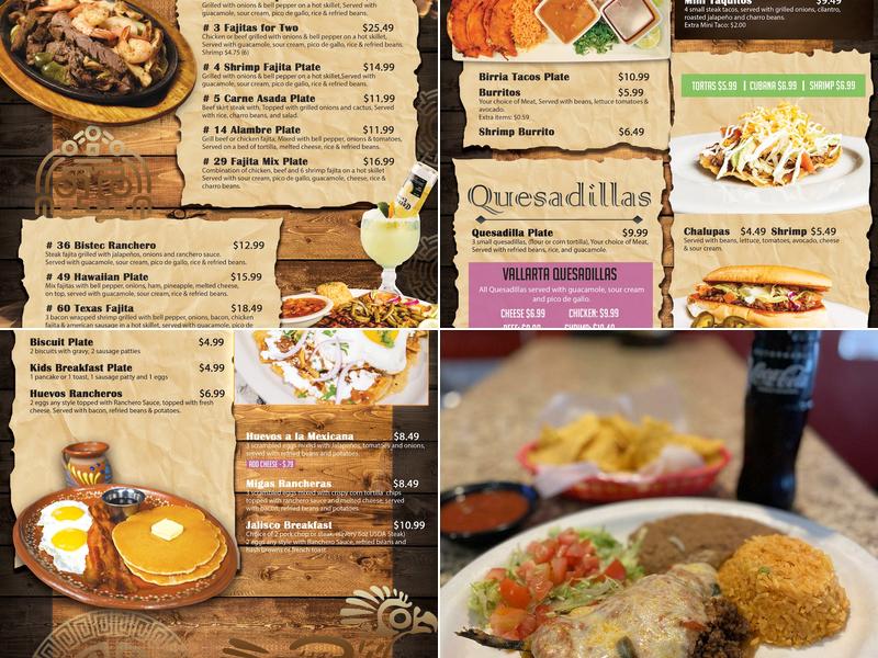 Sol de Jalisco #4 Morgan's Point Menu