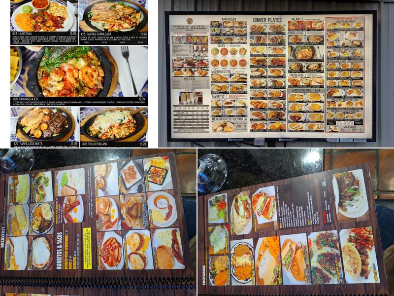 Mexicano Bar & Grill #3 Menu