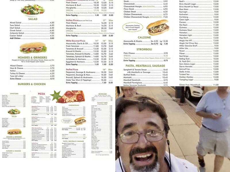 Little Anthony's Menu