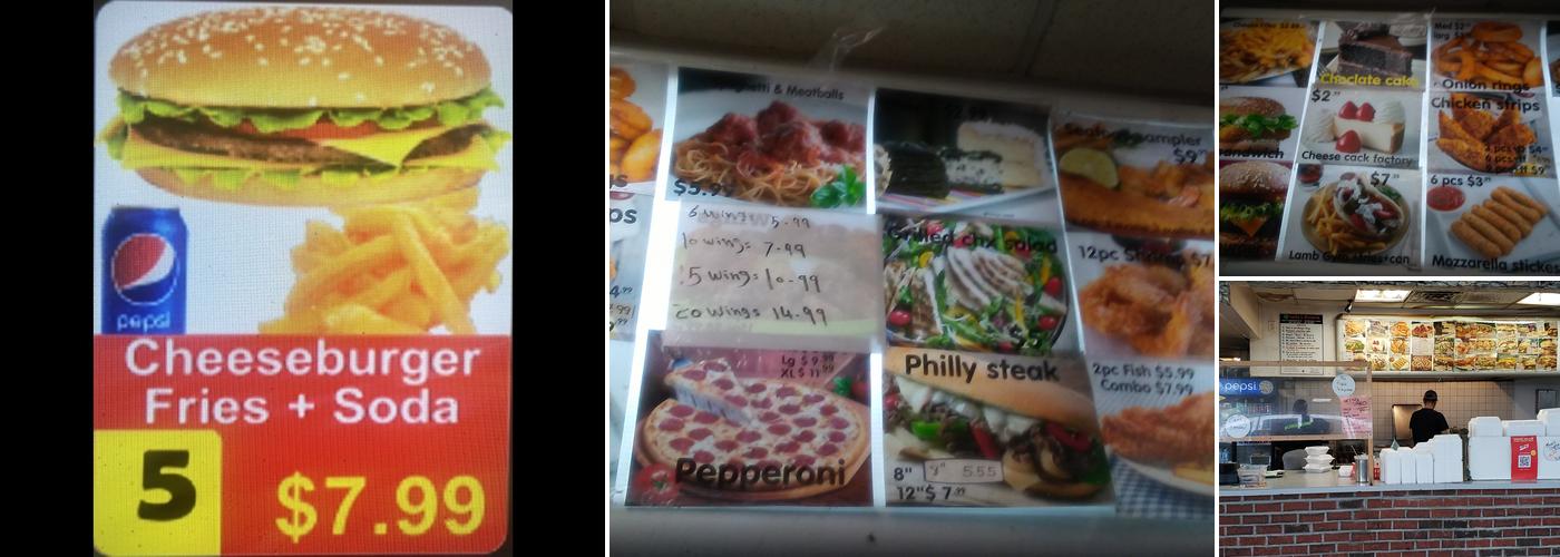 Lucky pizza Menu