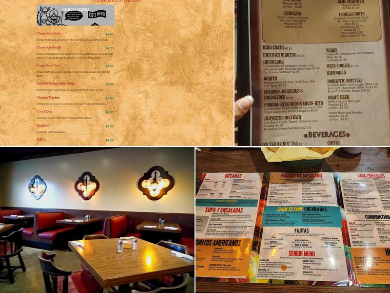 Casa De Castillo Menu