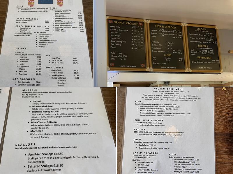 Frankie's Fish & Chips Menu