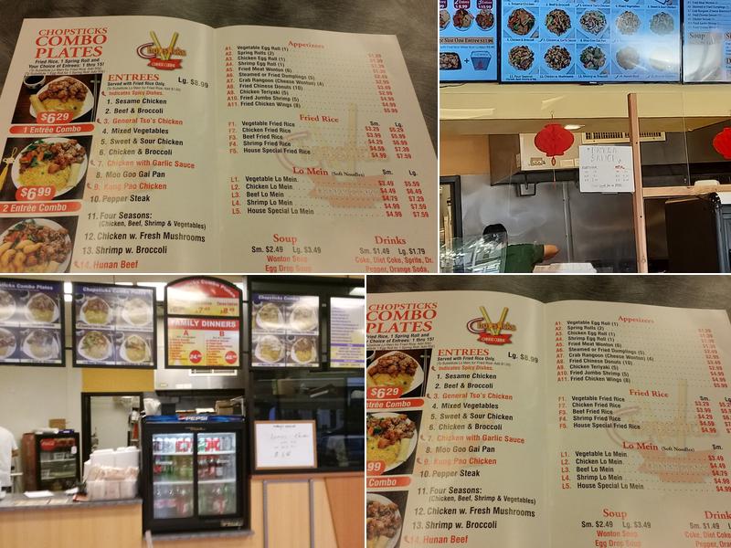 Chopsticks Menu