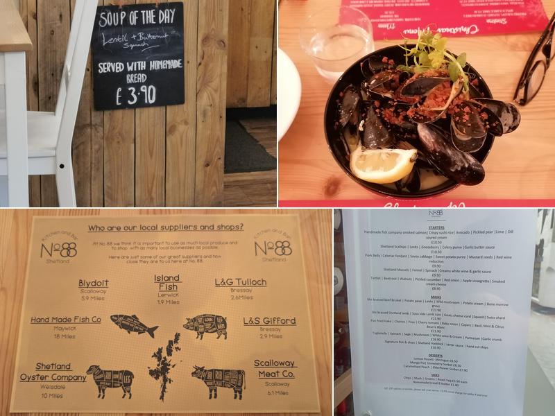 No 88 Kitchen and Bar Menu