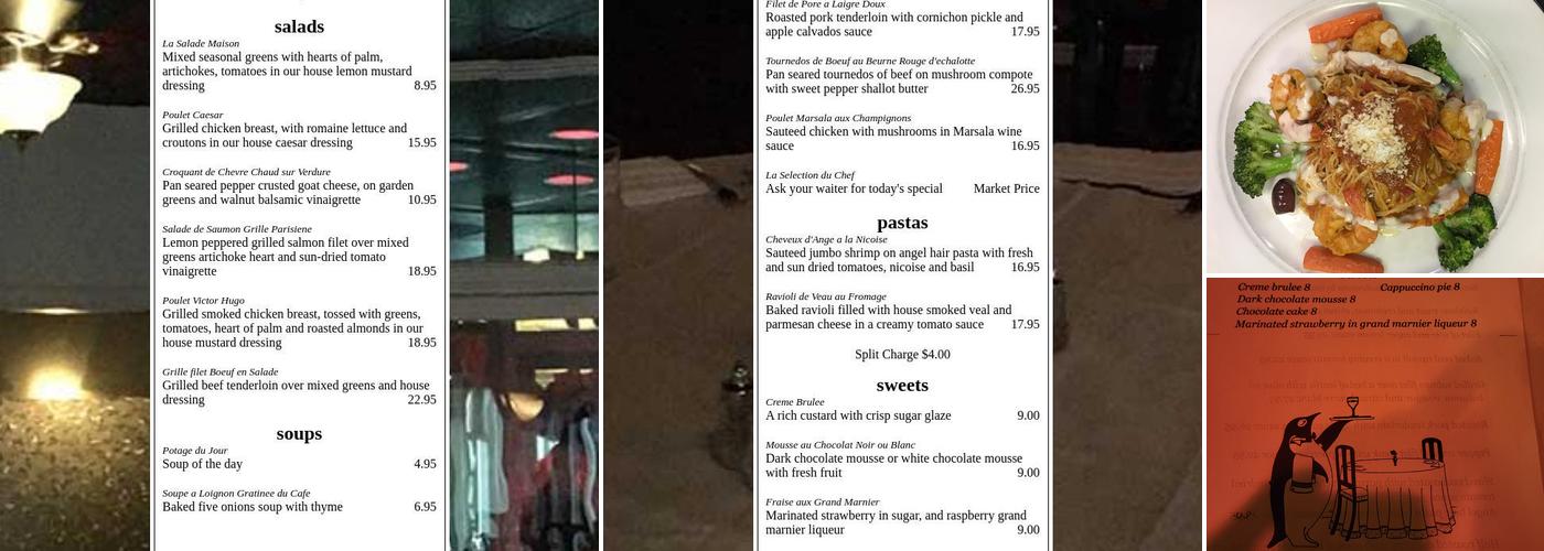 Addison Cafe-French bistro Menu