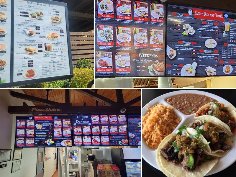 El Paisa Menu