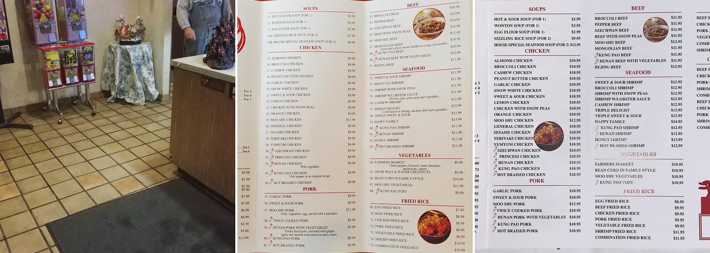 Mandarin House Menu