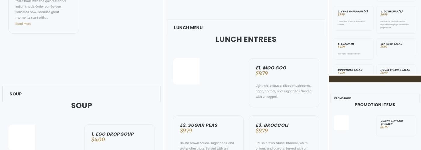 Asian Pot Express Menu