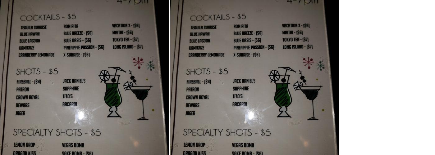 Wu's Asian Bistro Menu