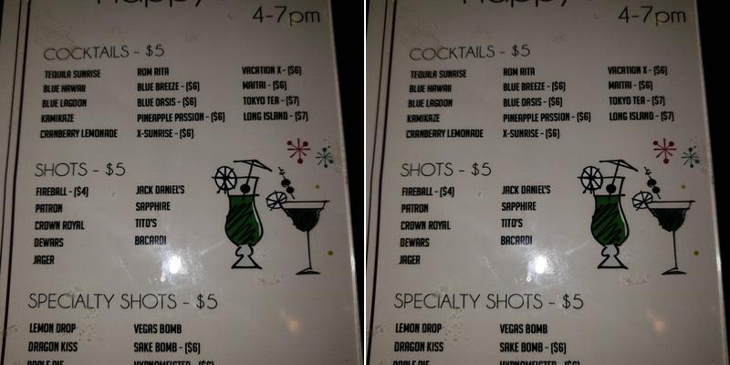 Wu's Asian Bistro Menu