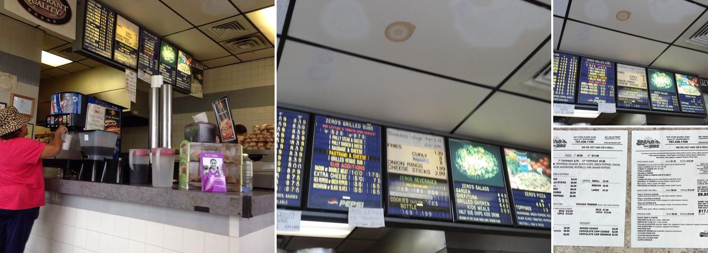Zero's Subs Menu