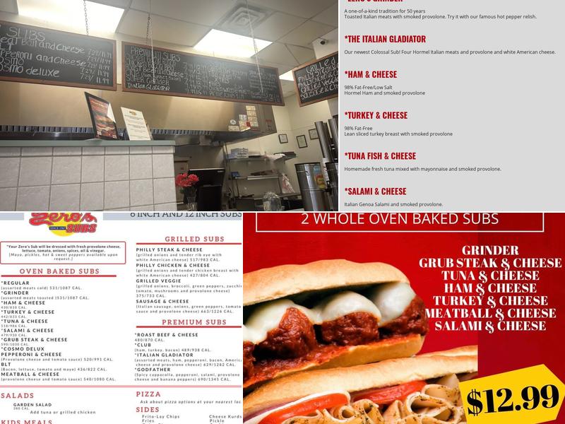 Zero's Subs Menu
