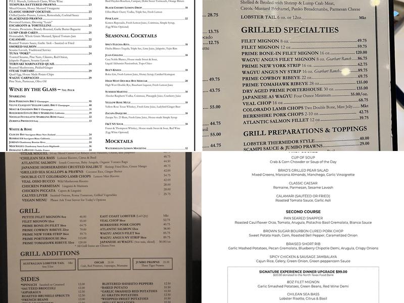Al Biernat's North Menu