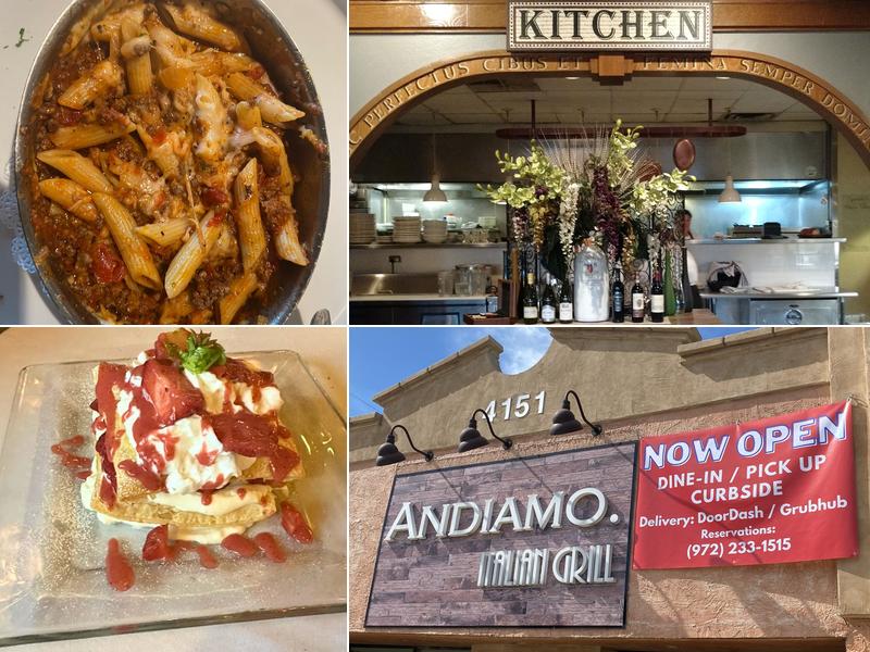 Andiamo Italian Grill 4151 Belt Line Rd Suite 101, Addison