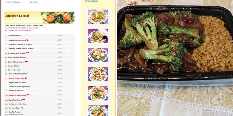 China Kitchen Menu