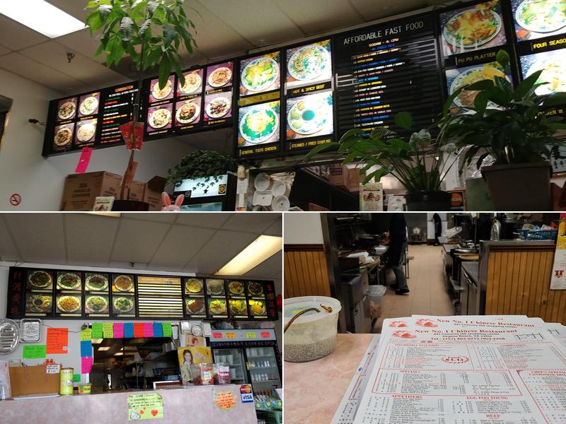 New No 1 Chinese Restaurant Menu